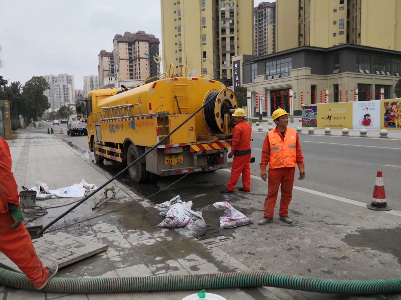 静海排污管道清淤-管道清洗